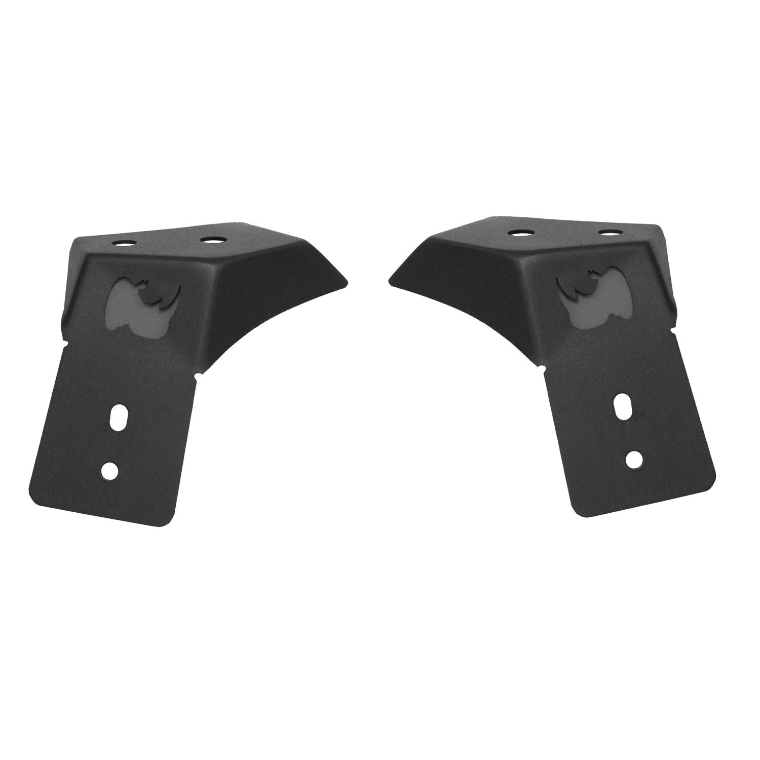 XE Hood Latch Light Mount Textured Black 2018-2026 Jeep Wrangler JL 2020-2025 Jeep Gladiator Go Rhino