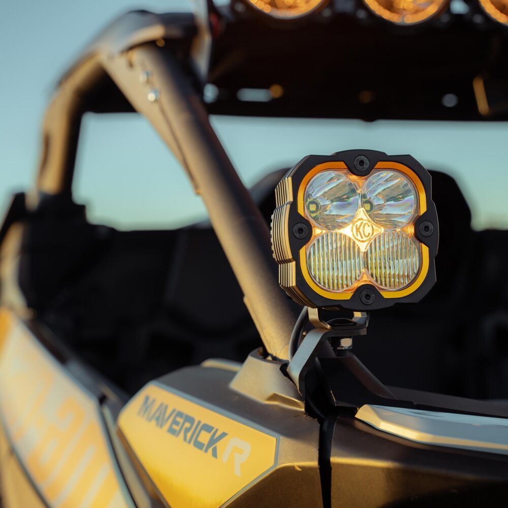 Can-Am Maverick R A-Pillar Light Mount For 2024-2025 KC HiLiTES