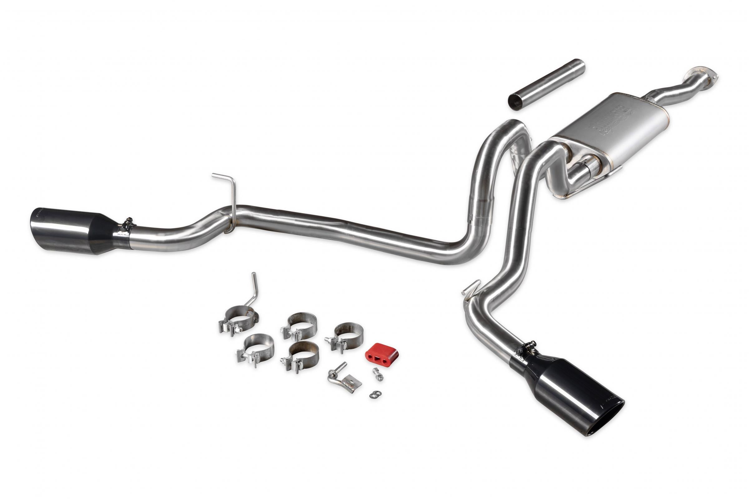 Signature Series Exhaust System Fits 2016-2023 Toyota Tacoma 3.5L 2/4 Wheel Drive, All Wheelbases, 304 Stainless Steel, Dual Side Exit Exhaust Flowmaster