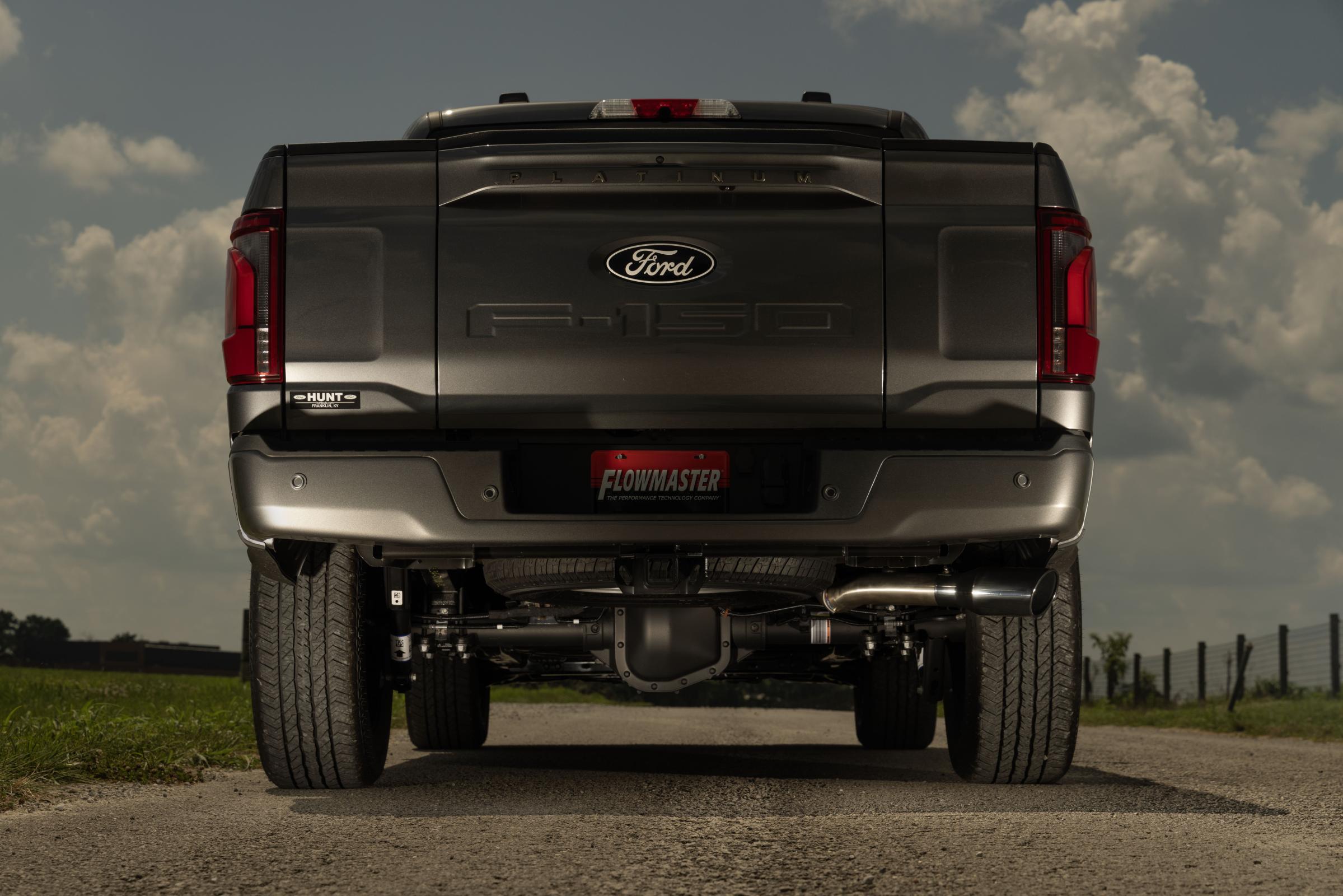 Signature Series Exhaust System Fits 2021-2025 Ford F-150 2.7, 3.5, 5.0-Liter, Signature Series Cat-Back, 304 Stainless Steel, Single Exit Exhaust Flowmaster
