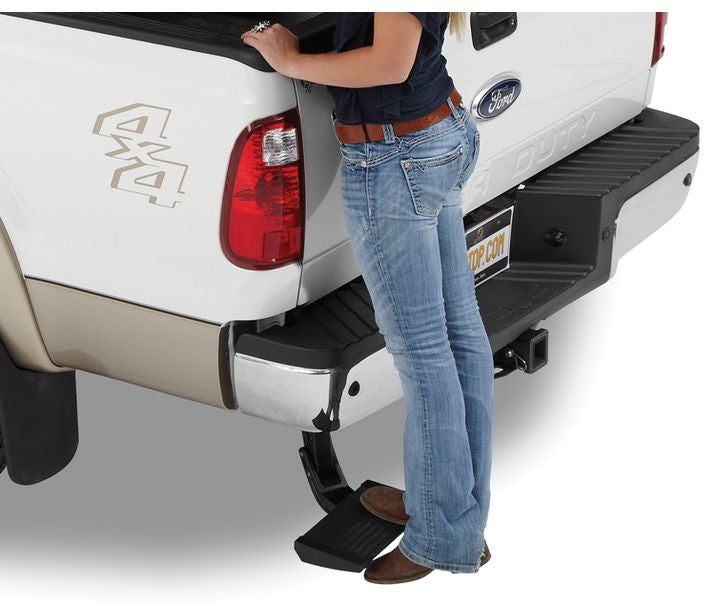 TrekStep Truck Bed Step Rear Mount For Toyota 2007-2021 Tundra Black Bestop