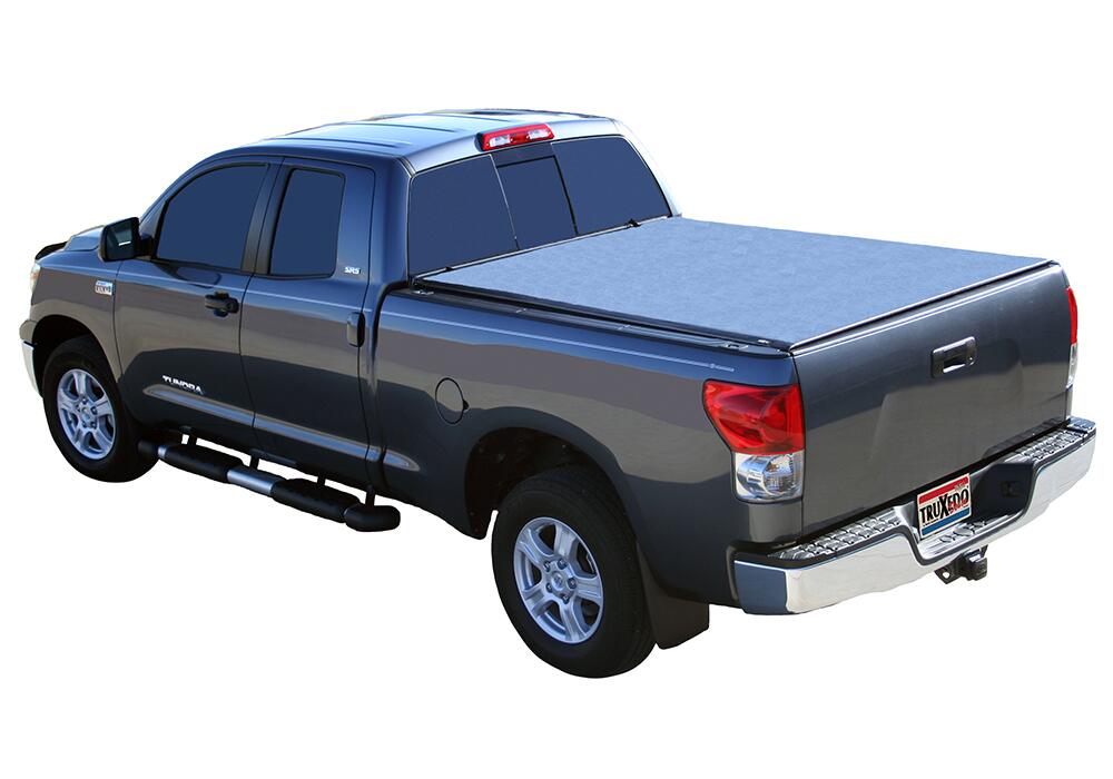 Deuce Tonneau Cover Black 2022-2026 Toyota Tundra 5 Foot 7 Inch Bed without Deck Rail System Truxedo