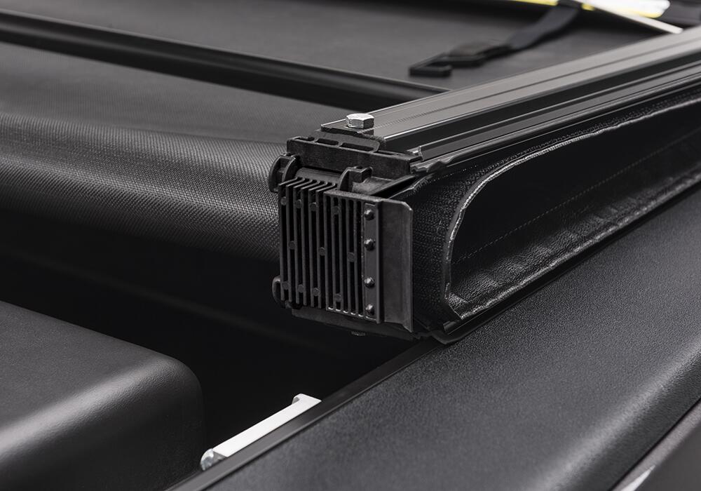 Deuce Tonneau Cover Black 2022-2026 Toyota Tundra 6 Foot 7 Inch Bed with Deck Rail System Truxedo