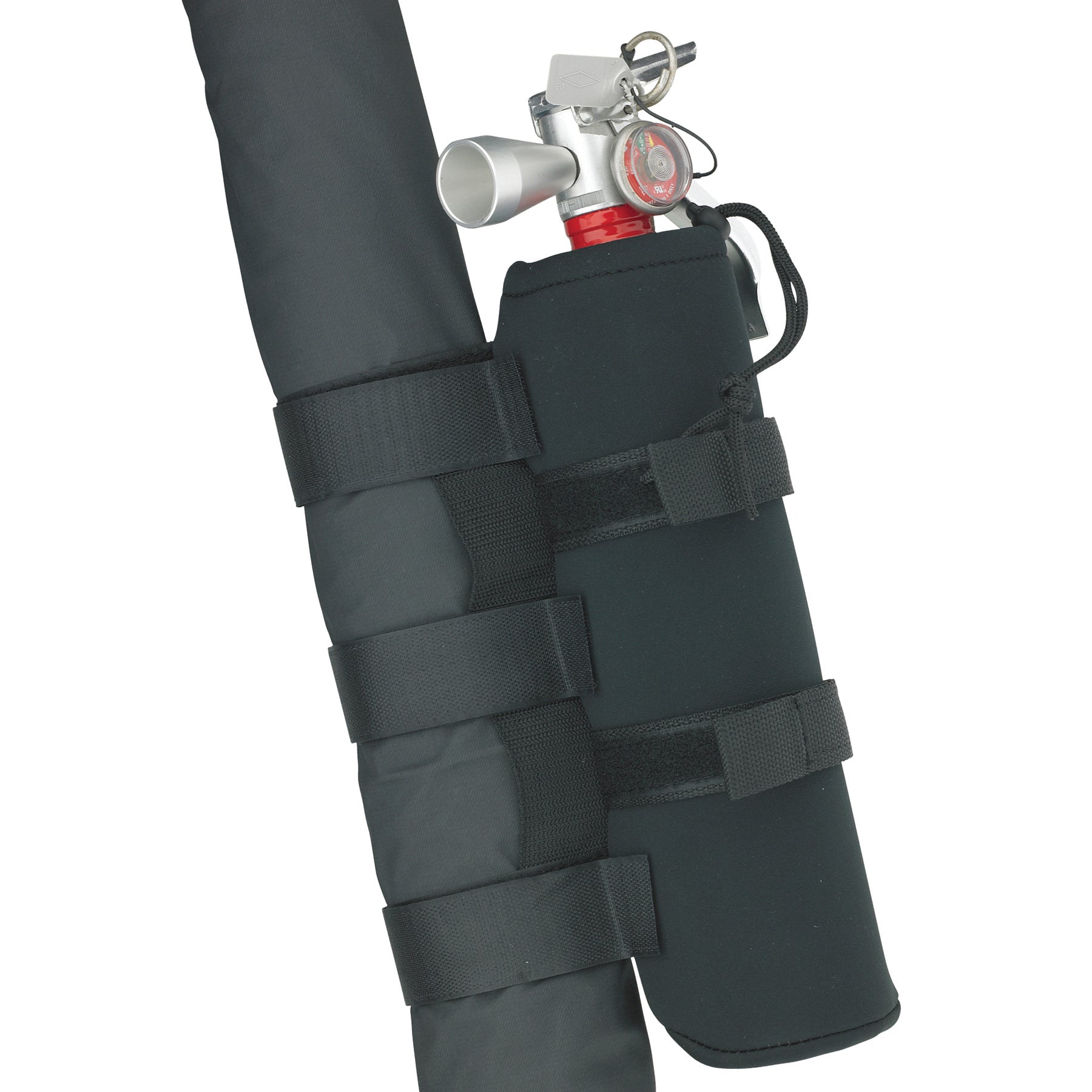 Roll Bar Mount 25 Lb Fire Extinguisher Holder Black  Smittybilt