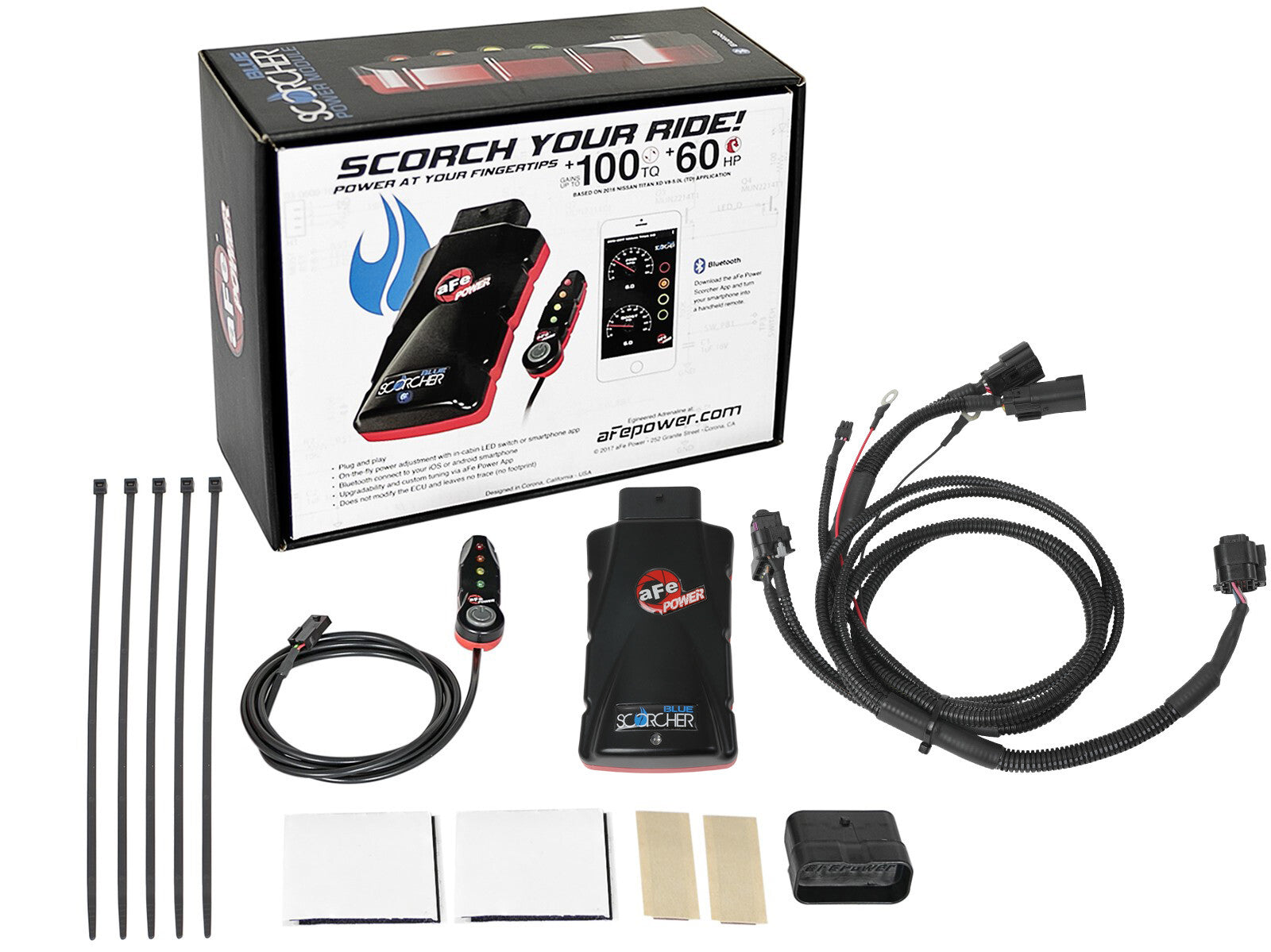 Scorcher Blue Bluetooth Capable Power Module GM Diesel Trucks 17-23 V8-6.6L Turbo Diesel L5P