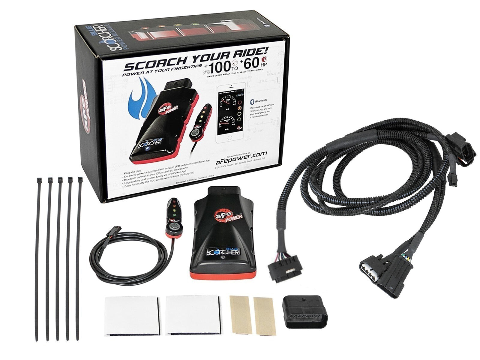 Scorcher Blue Bluetooth Capable Power Module Toyota Land Cruiser (J300)/Tundra 22-26 V6-3.4L Twin Turbo