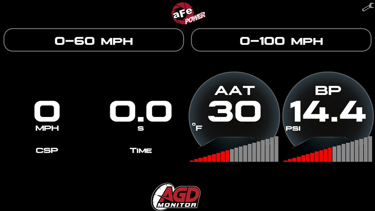 Agd 5-1/2 Inch Digital Gauge Display Monitor Dodge/Ram/Ford/GM Diesel Trucks 08-23 L6-6.7L Turbo Diesel/V8-6.4L/6.6L/6.7L Turbo Diesel
