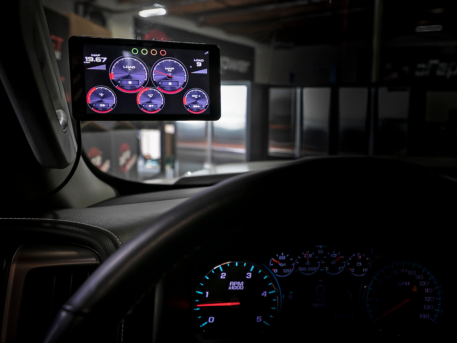 Agd 5-1/2 Inch Digital Gauge Display Monitor Dodge/Ram/Ford/GM Diesel Trucks 08-23 L6-6.7L Turbo Diesel/V8-6.4L/6.6L/6.7L Turbo Diesel