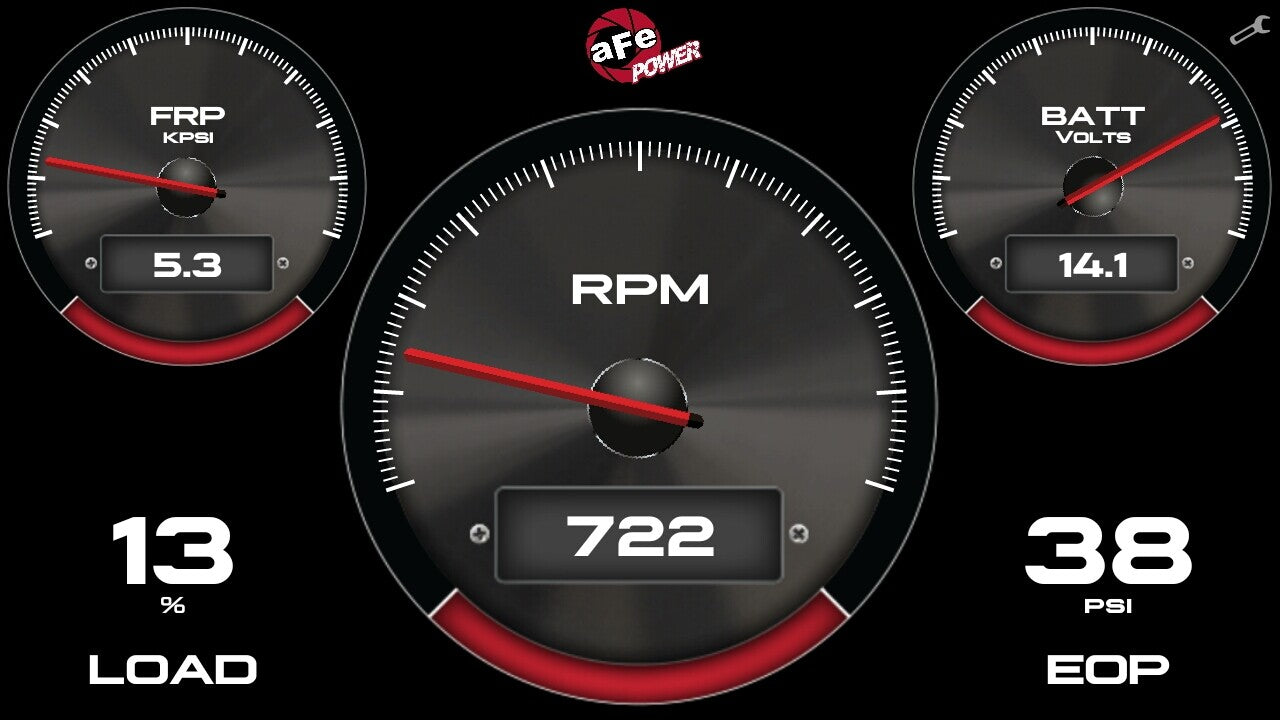 Agd 5-1/2 Inch Digital Gauge Display Monitor Dodge/Ram/Ford/GM Diesel Trucks 08-23 L6-6.7L Turbo Diesel/V8-6.4L/6.6L/6.7L Turbo Diesel