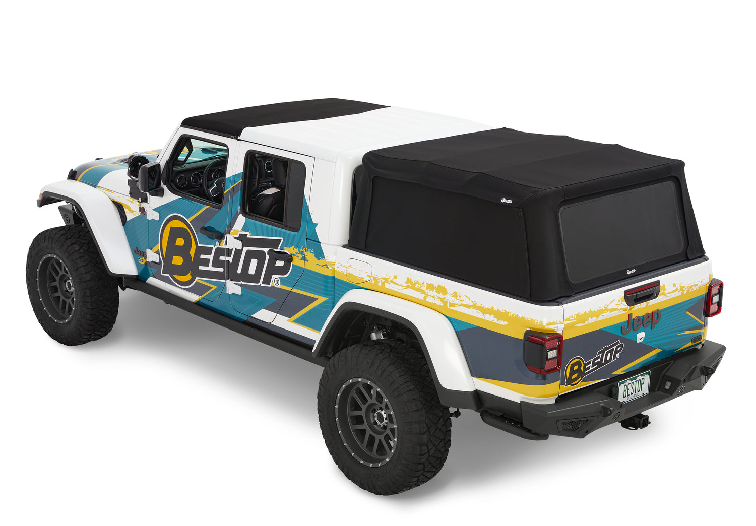Supertop for Truck 2 '20-26 Gladiator For 5 ft. bed Black Diamond Bestop