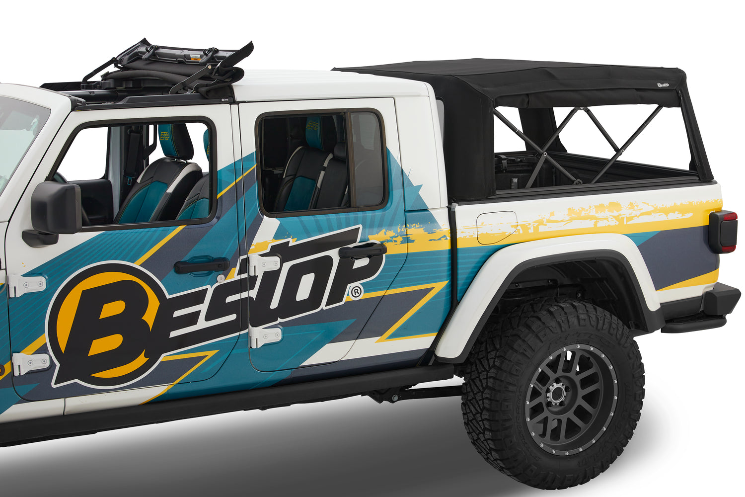 Supertop for Truck 2 '20-26 Gladiator For 5 ft. bed Black Diamond Bestop