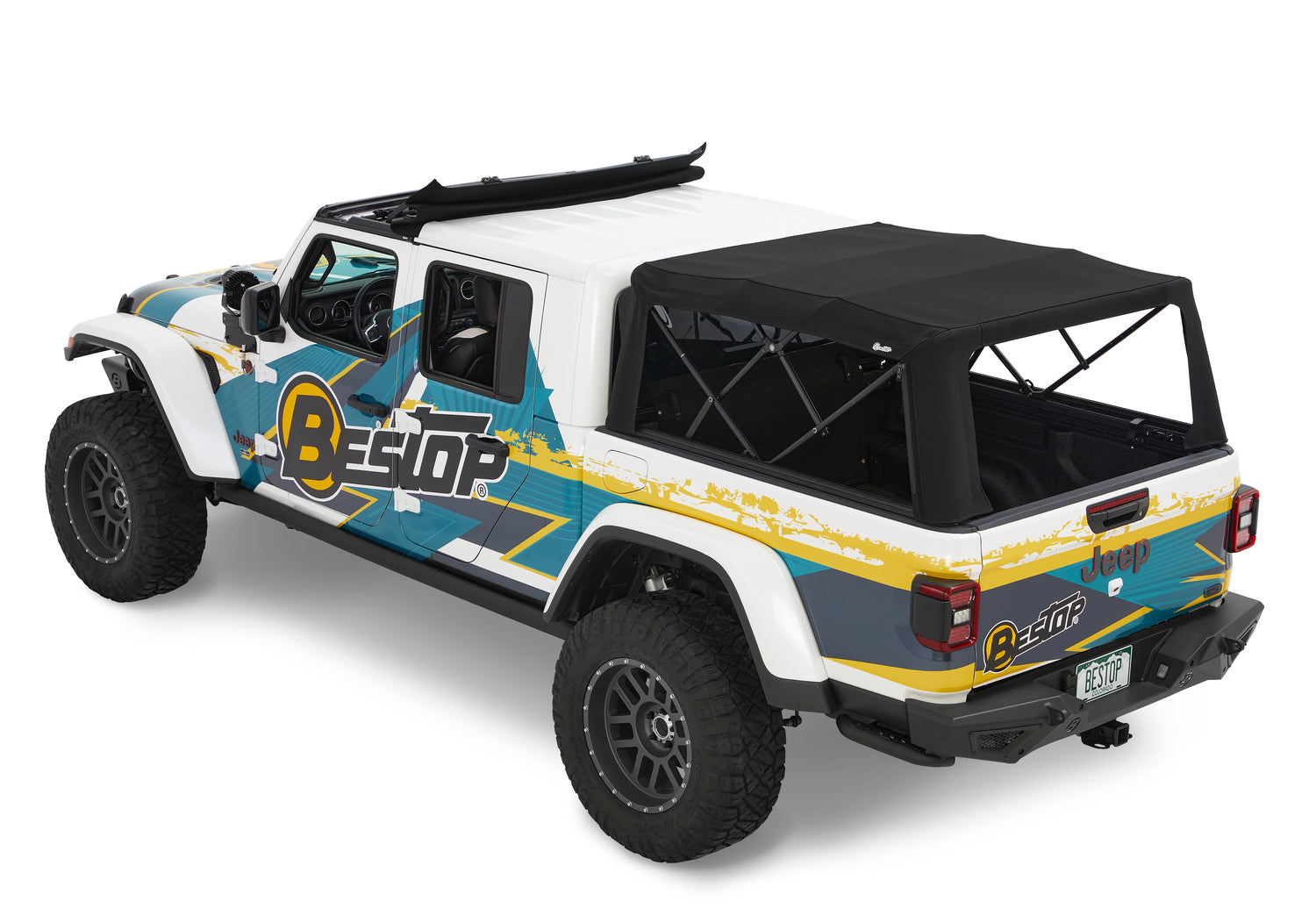 Supertop for Truck 2 '20-26 Gladiator For 5 ft. bed Black Diamond Bestop