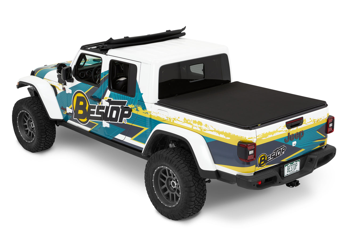 Supertop for Truck 2 Tonneau '20-26 Gladiator For 5 ft. bed Supertop for Truck 2 Required Black Diamond Bestop