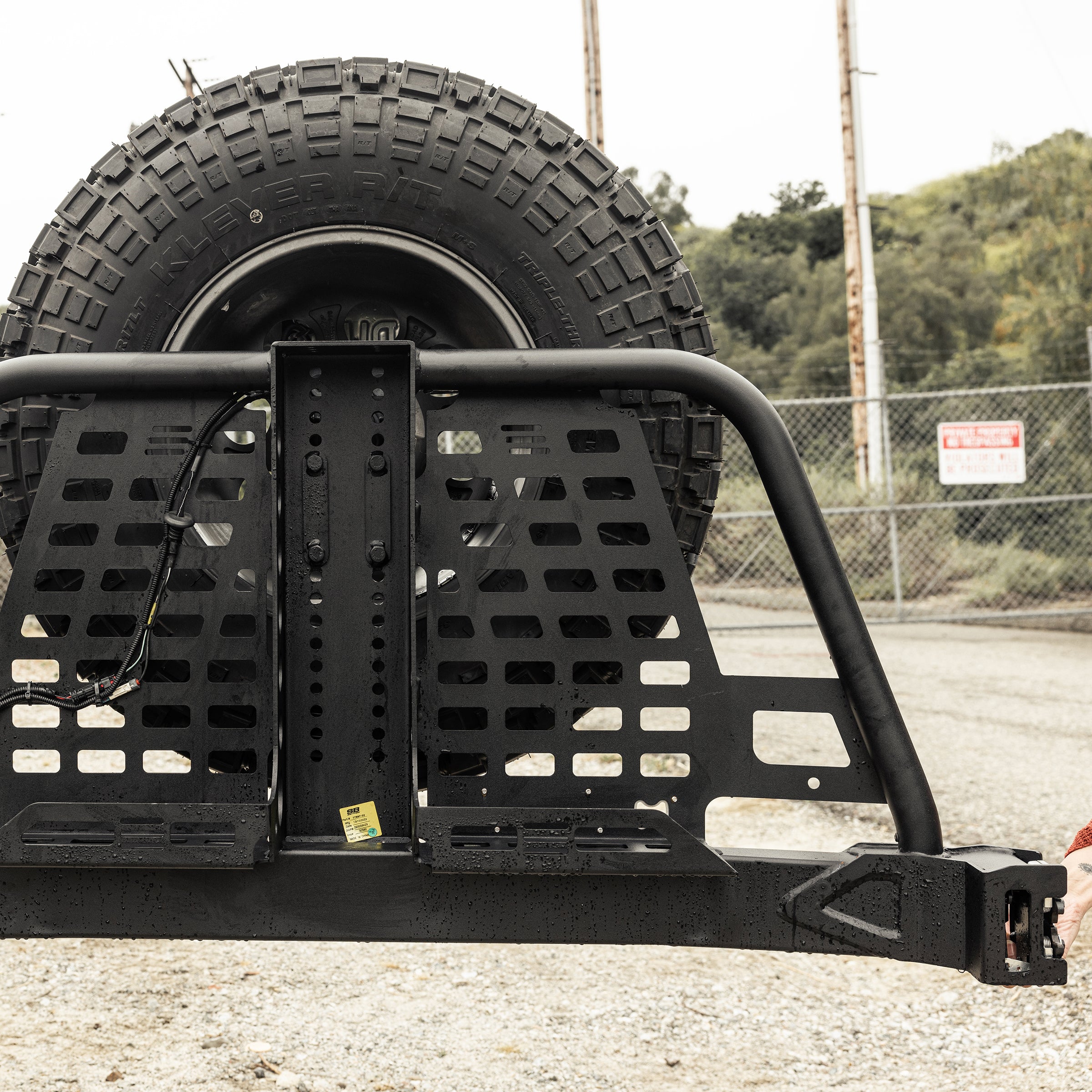 Atlas Rear Bumper and Tire Gate 2018-2023 Jeep Wrangler Smittybilt