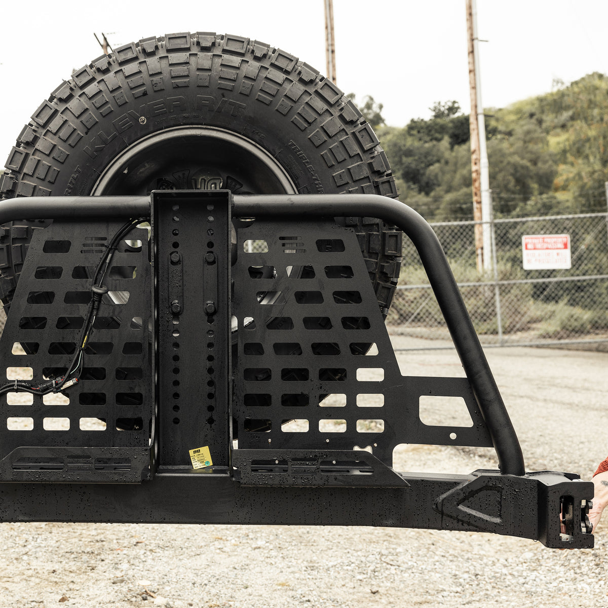 Atlas Rear Bumper and Tire Gate 2018-2023 Jeep Wrangler Smittybilt