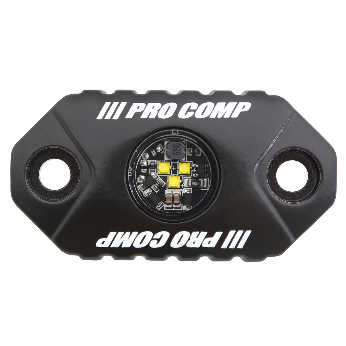 Front Inner Fender Liner w/ Pro Comp LED Rock Lights 2020-Up Jeep Gladiator; 2018-2022 Jeep Wrangler Smittybilt
