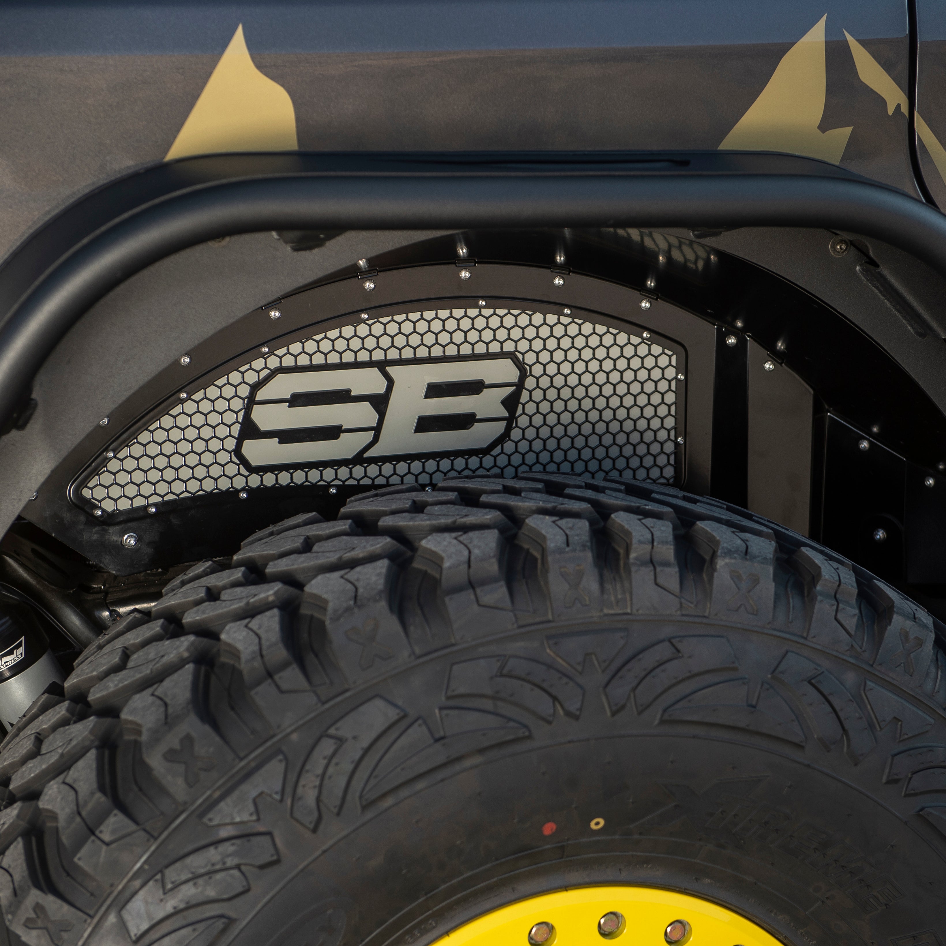 Front and Rear Inner Fender Liner Kit 4d kit 2018-2022 Jeep Wrangler 4 Doors Smittybilt