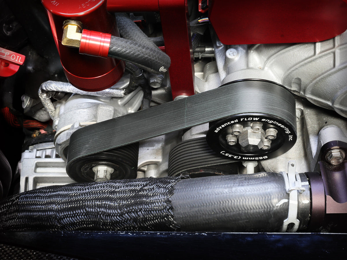 Supercharger Power Pulley Kit w/ Hub 3.35 Inch Dodge Charger/Challenger Hellcat 15-23 V8-6.2L Supercharged