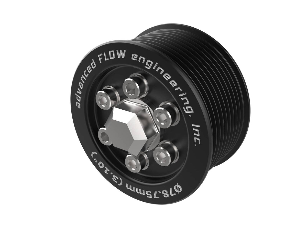 Supercharger Power Pulley Kit w/ Hub 3.10 Inch Dodge Charger/Challenger Hellcat 15-23 V8-6.2L Supercharged