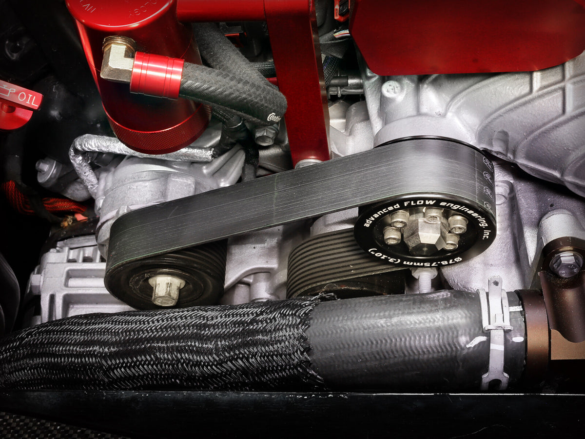 Supercharger Power Pulley Kit w/ Hub 3.10 Inch Dodge Charger/Challenger Hellcat 15-23 V8-6.2L Supercharged