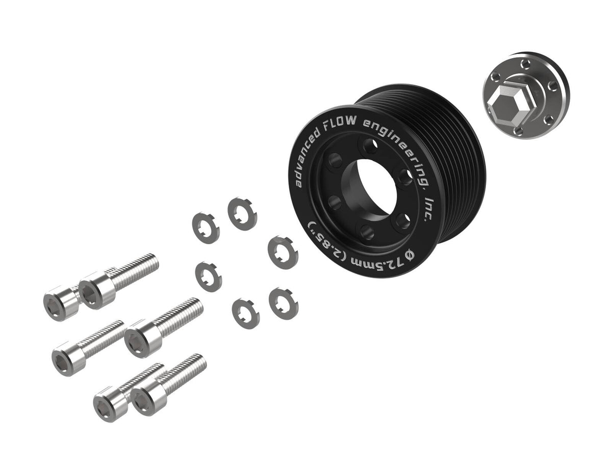 Supercharger Power Pulley Kit w/ Hub 2.85 Inch Dodge Charger/Challenger Hellcat 15-23 V8-6.2L Supercharged