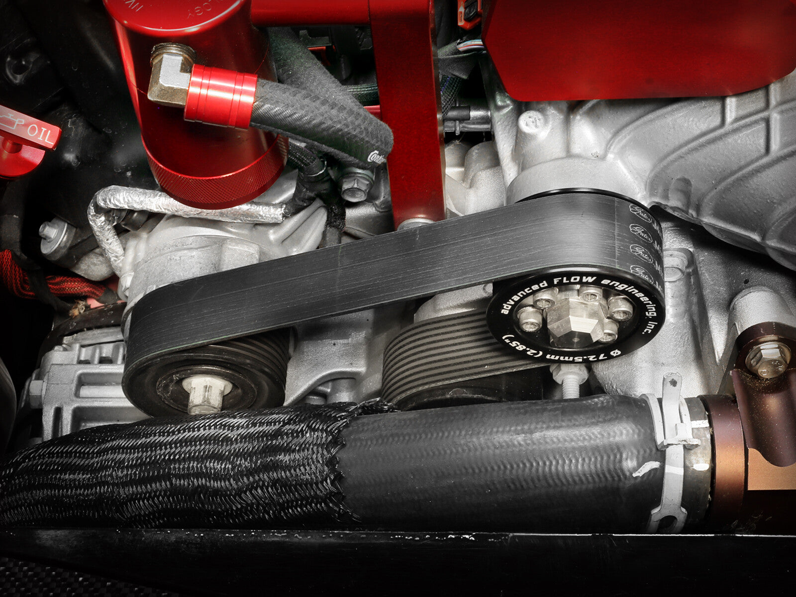 Supercharger Power Pulley Kit w/ Hub 2.85 Inch Dodge Charger/Challenger Hellcat 15-23 V8-6.2L Supercharged