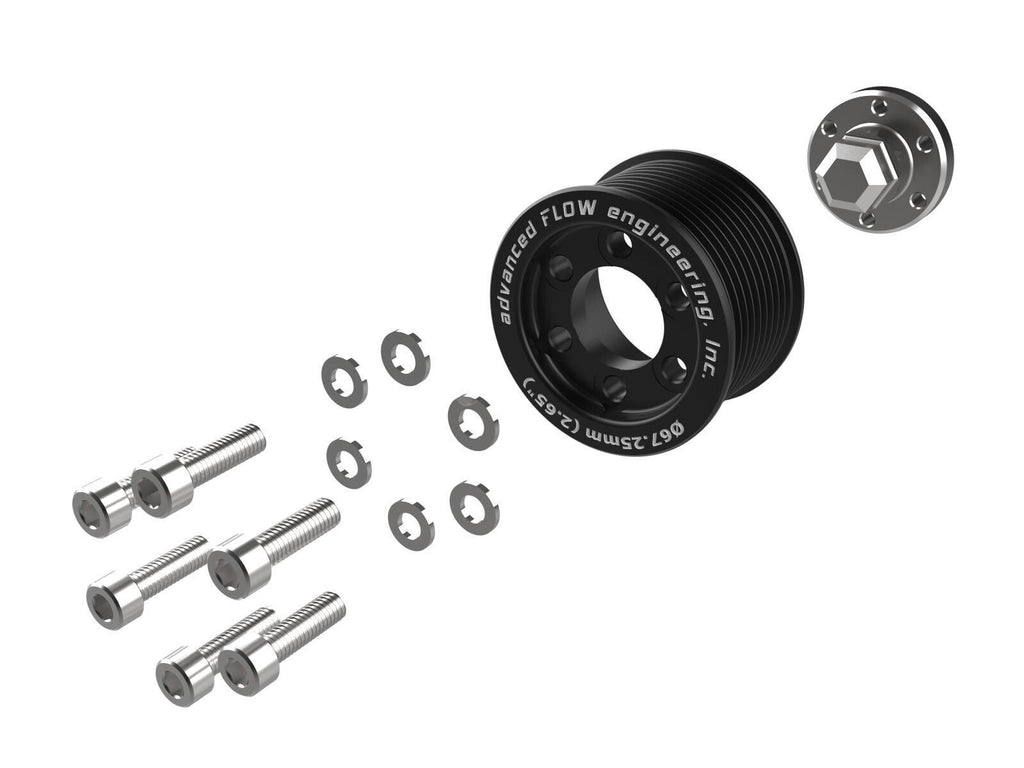 Supercharger Power Pulley Kit w/ Hub 2.65 Inch Dodge Charger/Challenger Hellcat 15-23 V8-6.2L Supercharged
