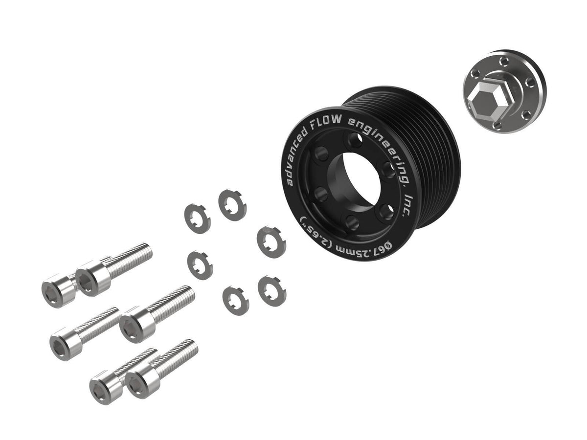 Supercharger Power Pulley Kit w/ Hub 2.65 Inch Dodge Charger/Challenger Hellcat 15-23 V8-6.2L Supercharged