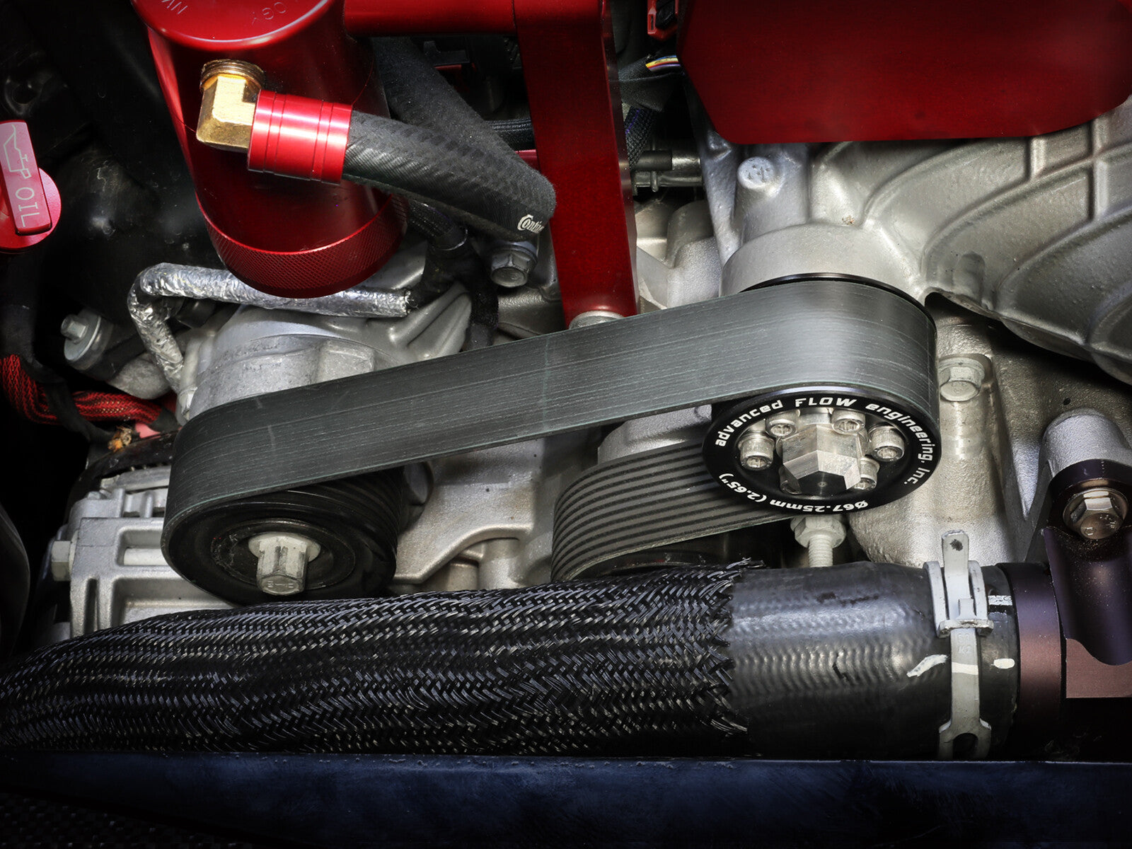 Supercharger Power Pulley Kit w/ Hub 2.65 Inch Dodge Charger/Challenger Hellcat 15-23 V8-6.2L Supercharged