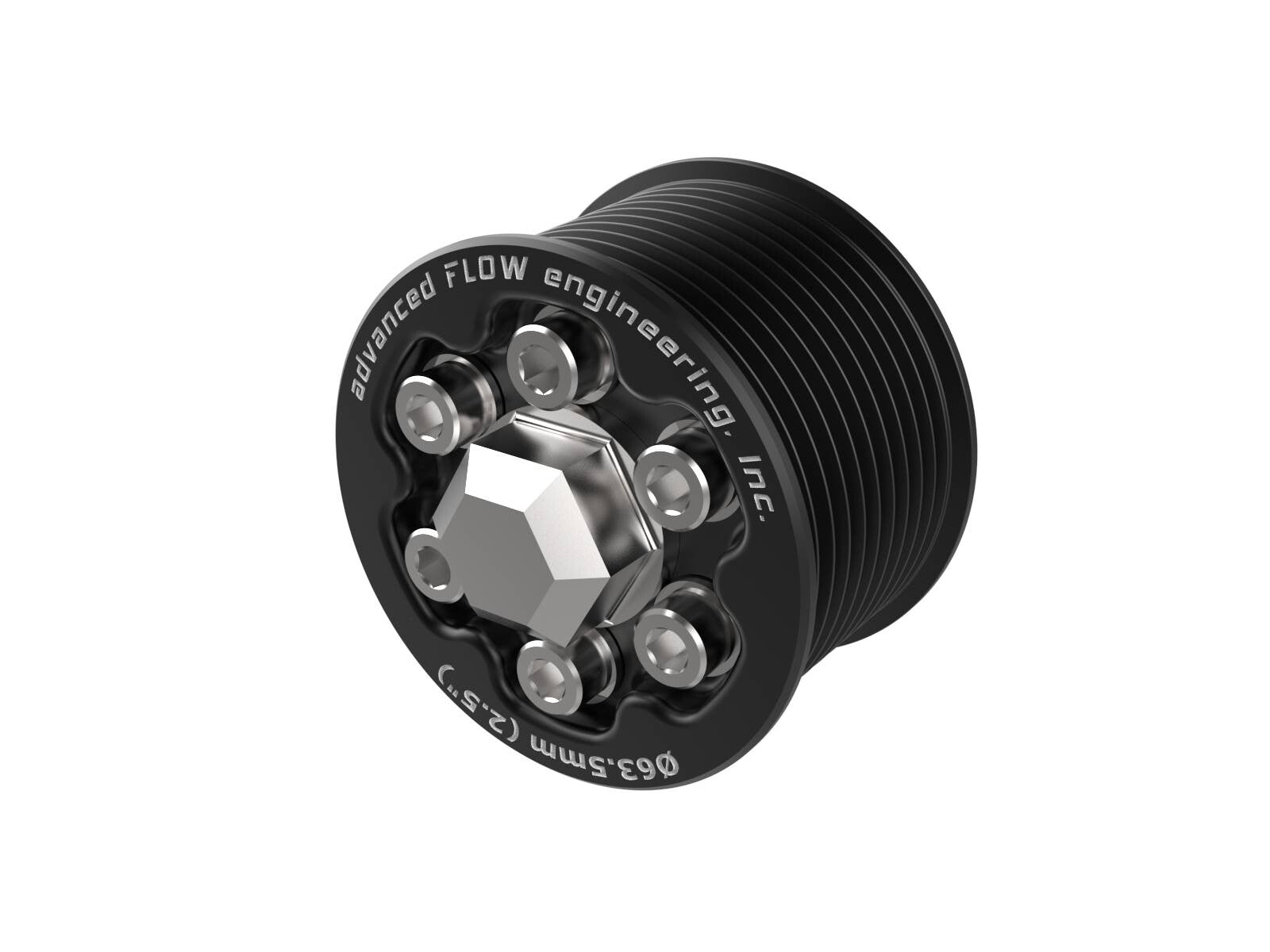 Supercharger Power Pulley Kit w/ Hub 2.50 Inch Dodge Charger/Challenger Hellcat 15-23 V8-6.2L Supercharged