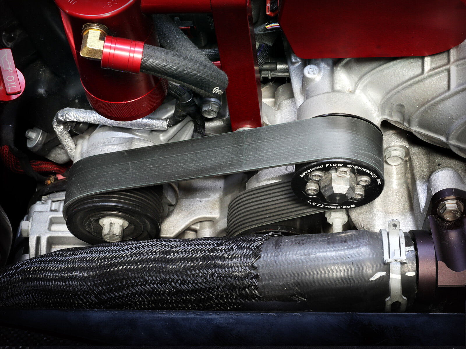Supercharger Power Pulley Kit w/ Hub 2.50 Inch Dodge Charger/Challenger Hellcat 15-23 V8-6.2L Supercharged