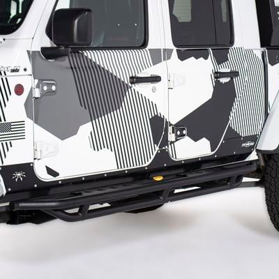SRC Side Armor with Steps 2020-Up Jeep Gladiator Smittybilt