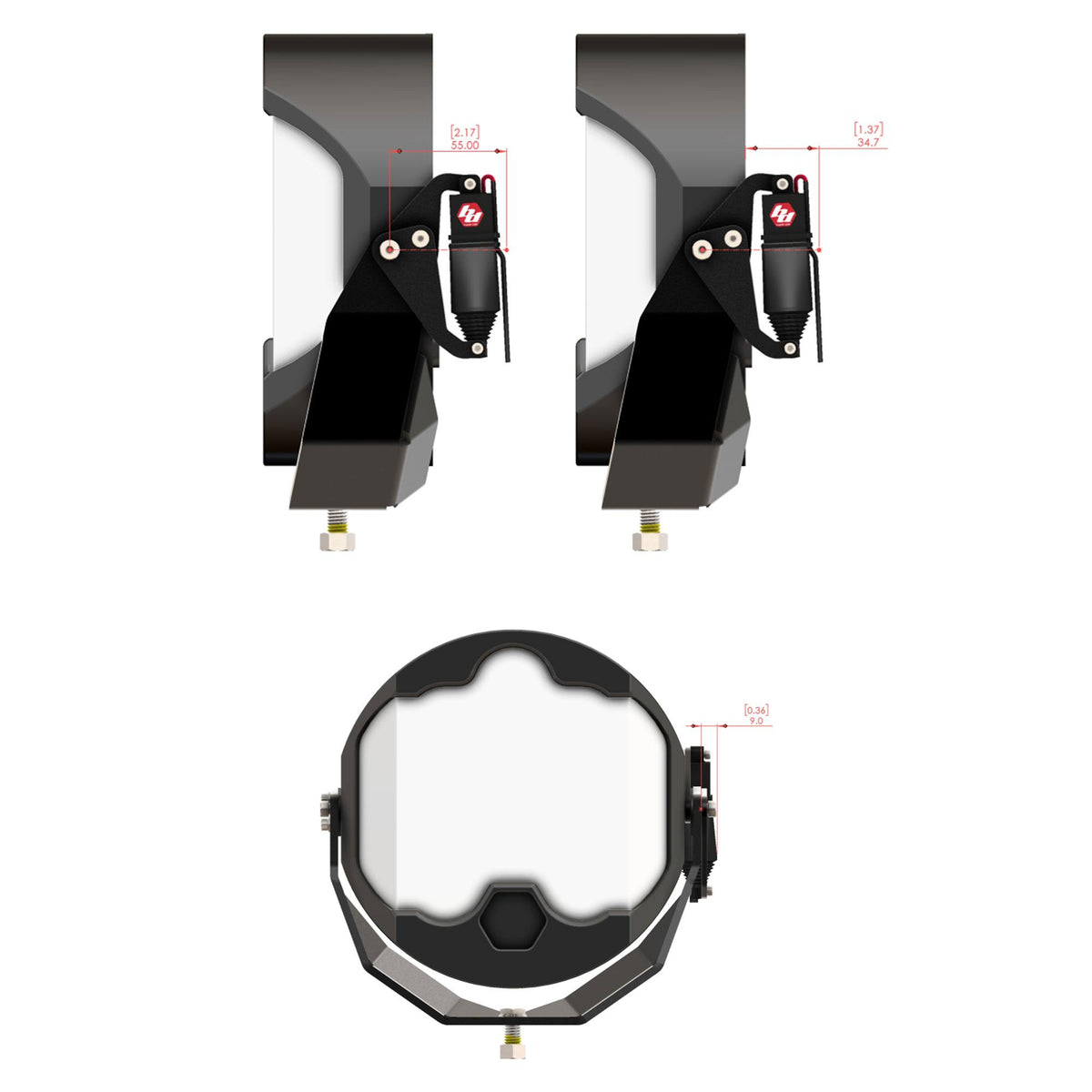 Reflex Light Actuator Kit LP4/LP6/LP9/XL-M Housing