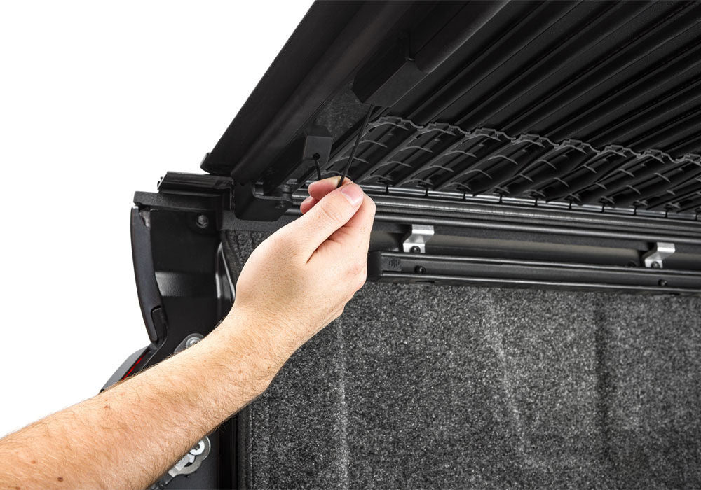 Revolver X4ts Hard Rolling Truck Bed Cover 2022-2026 Toyota Tundra 6 Foot 7 Inch Bed with or without Deck Rail System without Trail Special Edition Storage Boxes BAK