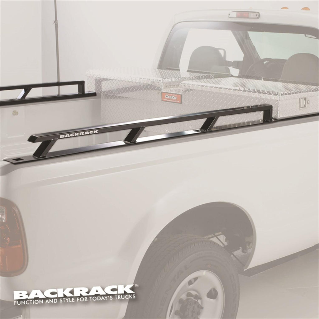 Truck Bed Side Rails For Use with Tool Box 21 Inch 8.2 Foot Bed 19-26 Silverado/Sierra Backrack
