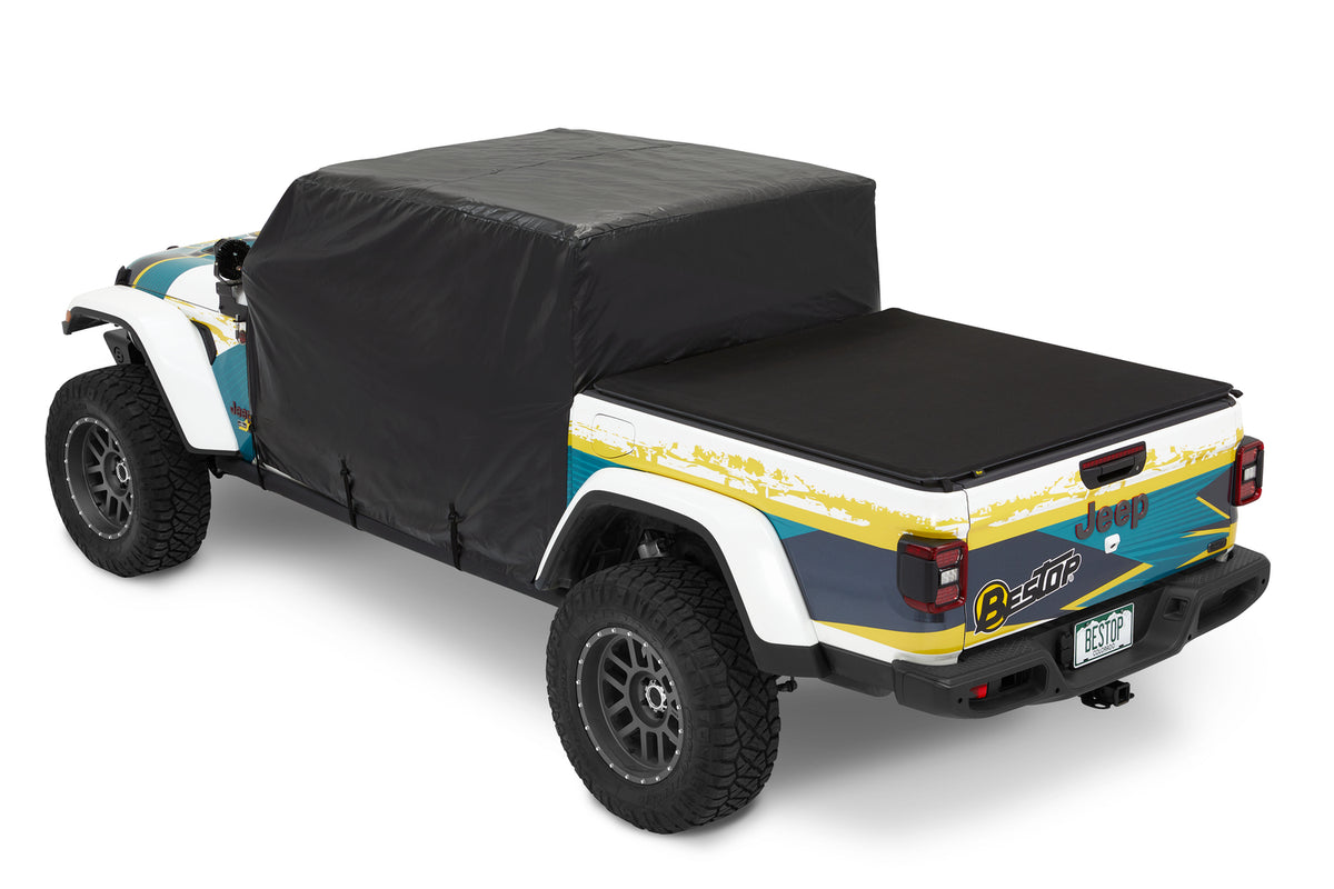 All Weather Trail Cover Jeep '20-26 Gladiator Black Bestop
