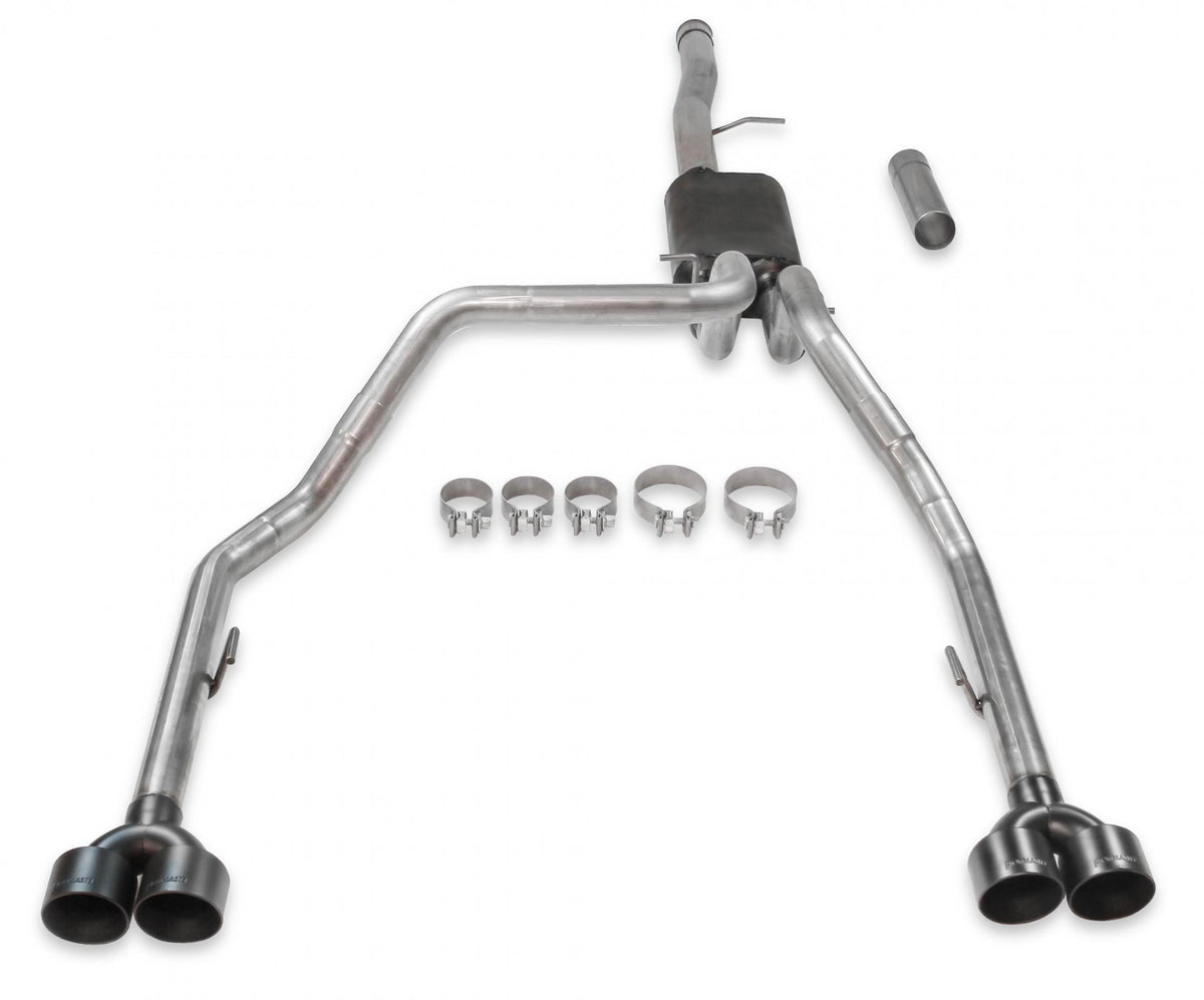 American Thunder Cat-Back Exhaust System Fits 2019-2023 Silverado/Sierra 1500 With 6.2L Engine Aggressive To Moderate Sound Flowmaster
