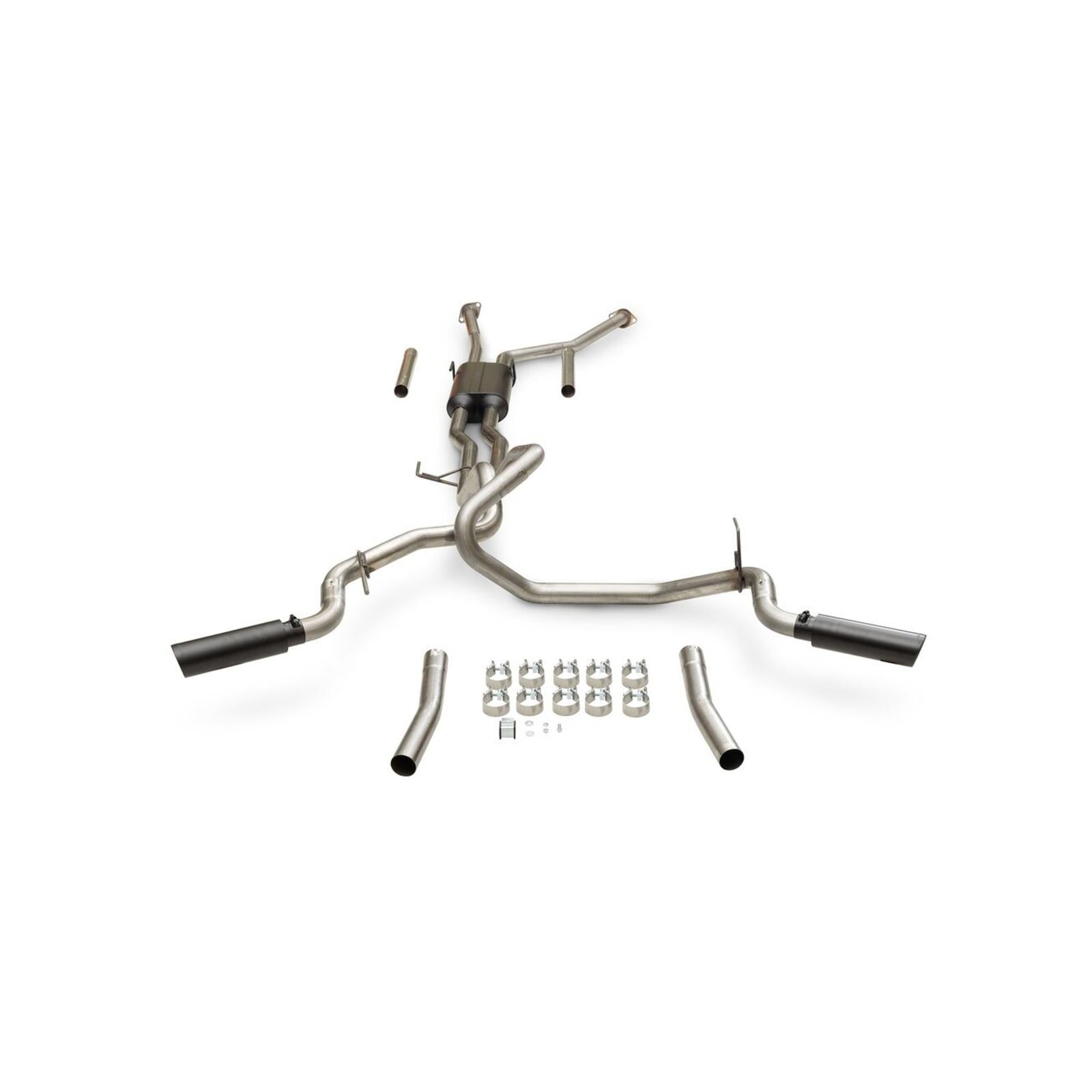 Outlaw Cat-Back Exhaust System Fits 2022-2025 Toyota Tundra, 3.4L, Includes Hybrid Models, Cat-Back, Dual Out Rear Or Side Exit, Stainless Steel Exhaust System Flowmaster