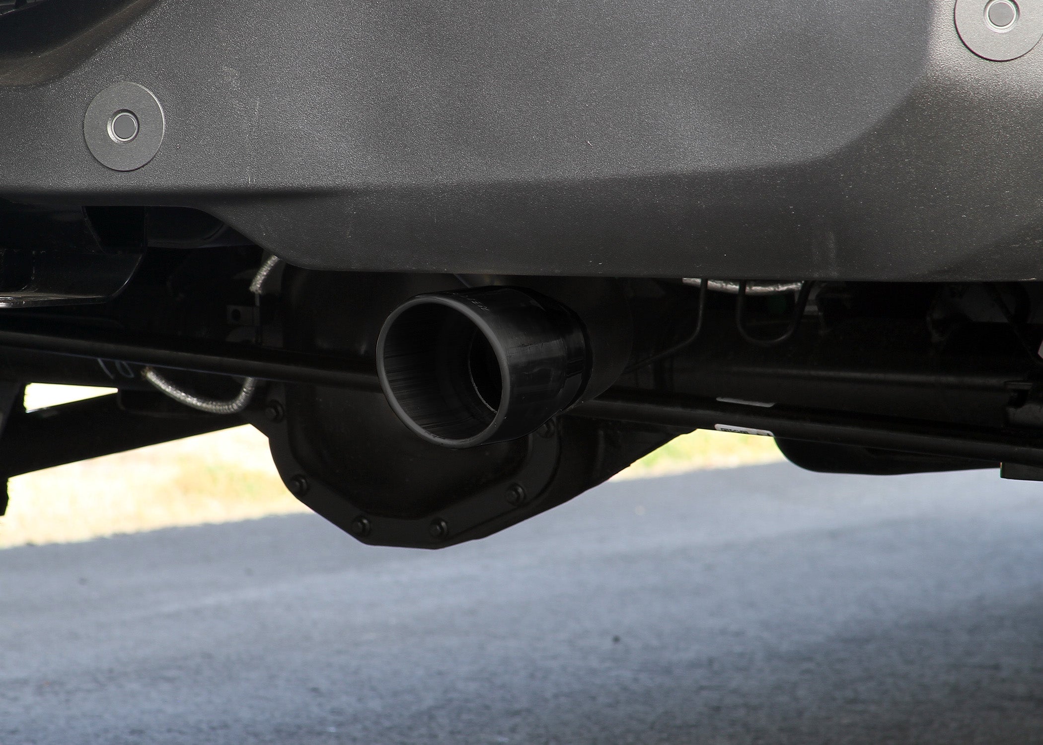 Outlaw Cat-Back Exhaust System Fits 2021-2025 Ford Bronco 2.3/2.7-Liter, Outlaw Cat-Back 3.00-Inch Stainless Steel Exhaust System, 4.00-Inch Black Chrome Tips, Dual Out Rear Exit, 2 Door Models Flowmaster