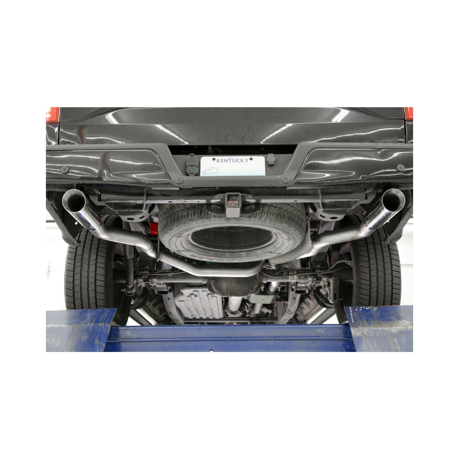 Force Ii Cat-Back Exhaust System Fits 2015-2020 Ford F-150 2.7L, 3.3L, 3.5L, 5.0-Liter, Force Ii Cat-Back, Dual Out Rear Exit, 4.00-Inch Polished Tips, Stainless Steel Exhaust System Flowmaster