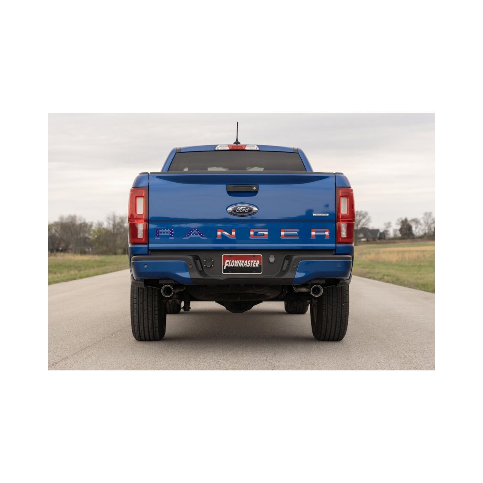 American Thunder Cat-Back Exhaust System Fits 2019-2023 Ford Ranger 2.3-Liter, American Thunder, Cat-Back Dual Exit 2.5-Inch Stainless Steel Exhaust System Flowmaster