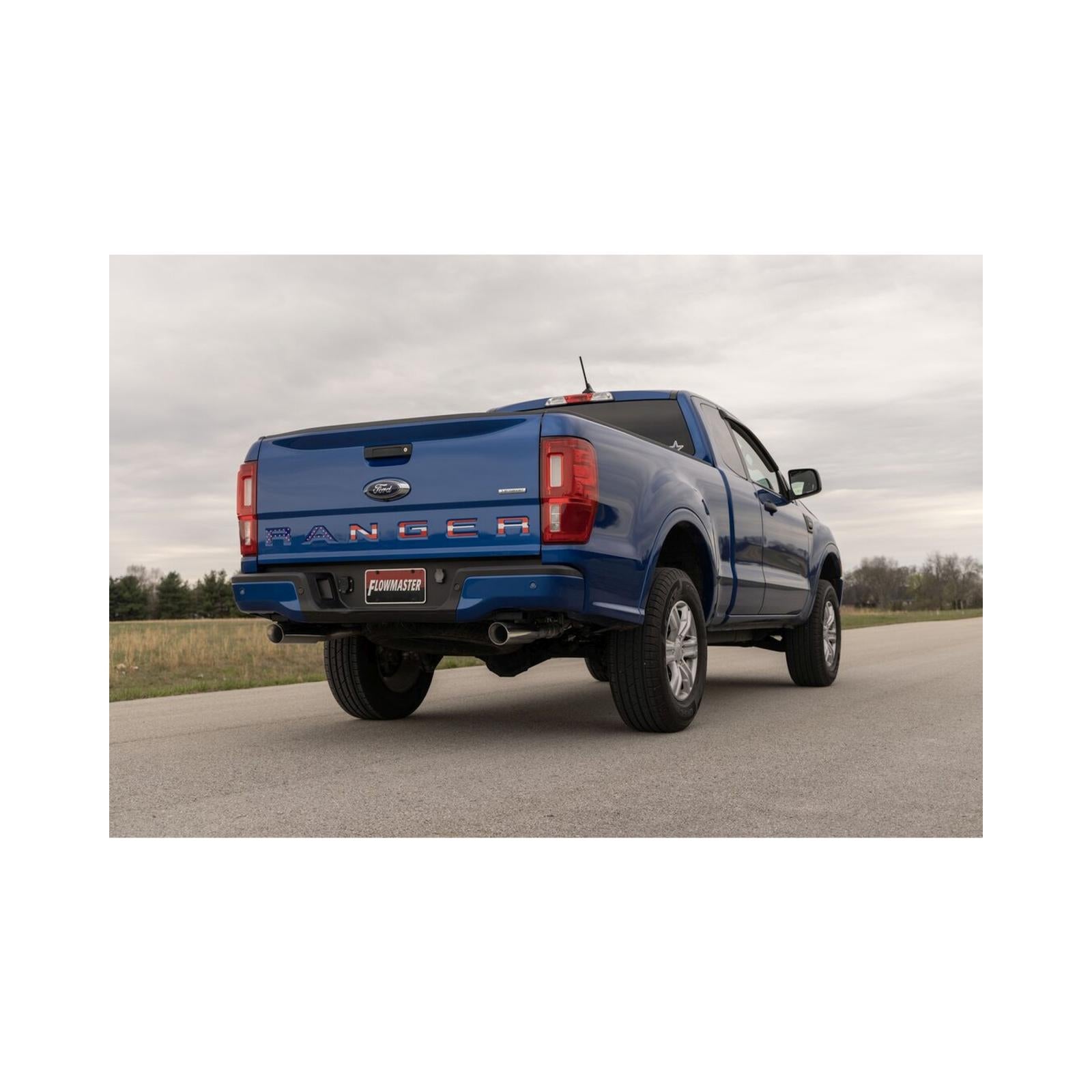 American Thunder Cat-Back Exhaust System Fits 2019-2023 Ford Ranger 2.3-Liter, American Thunder, Cat-Back Dual Exit 2.5-Inch Stainless Steel Exhaust System Flowmaster