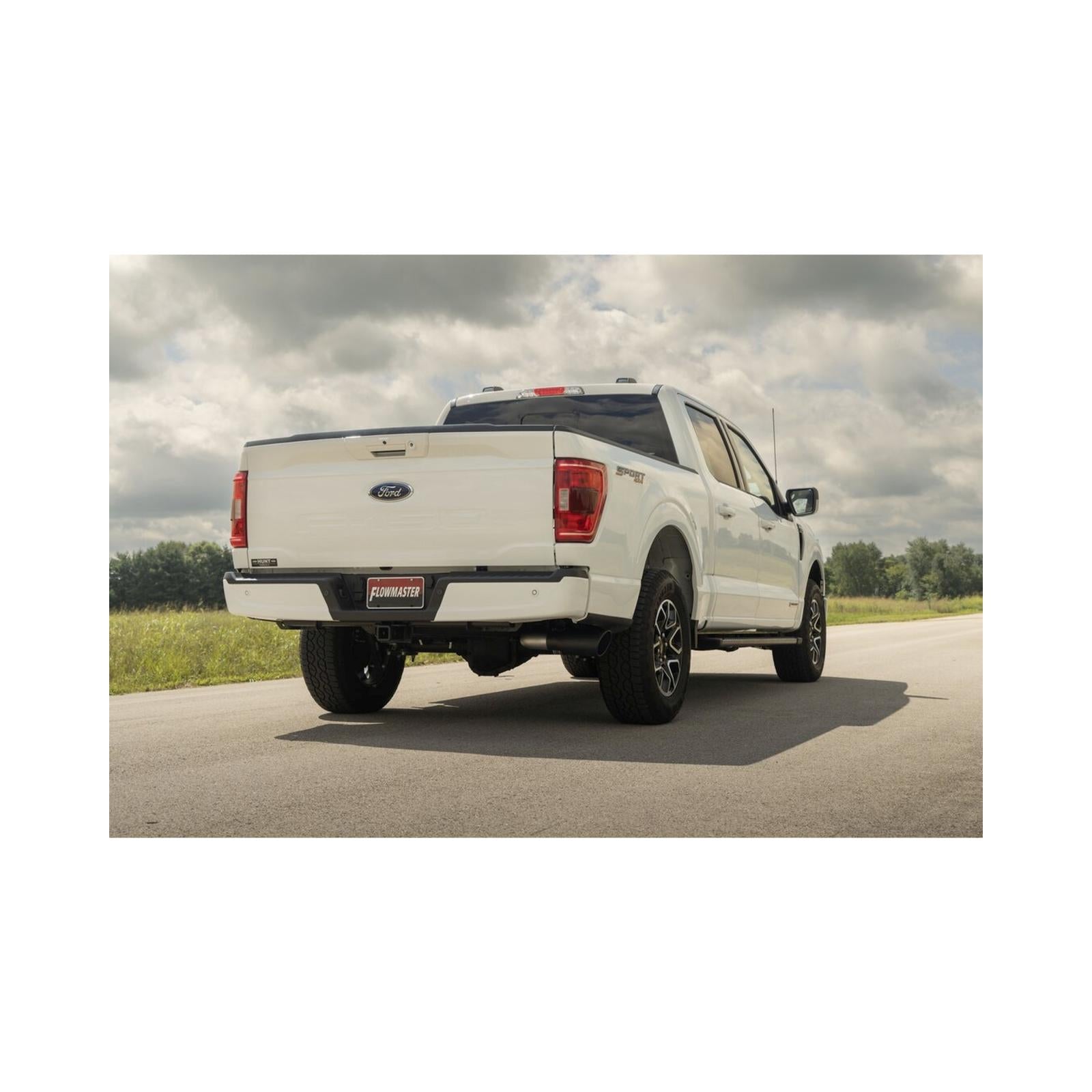 American Thunder Cat-Back Exhaust System Fits 2021-2025 Ford F-150 With 3.5-Liter Powerboost Hybrid Engine Flowmaster