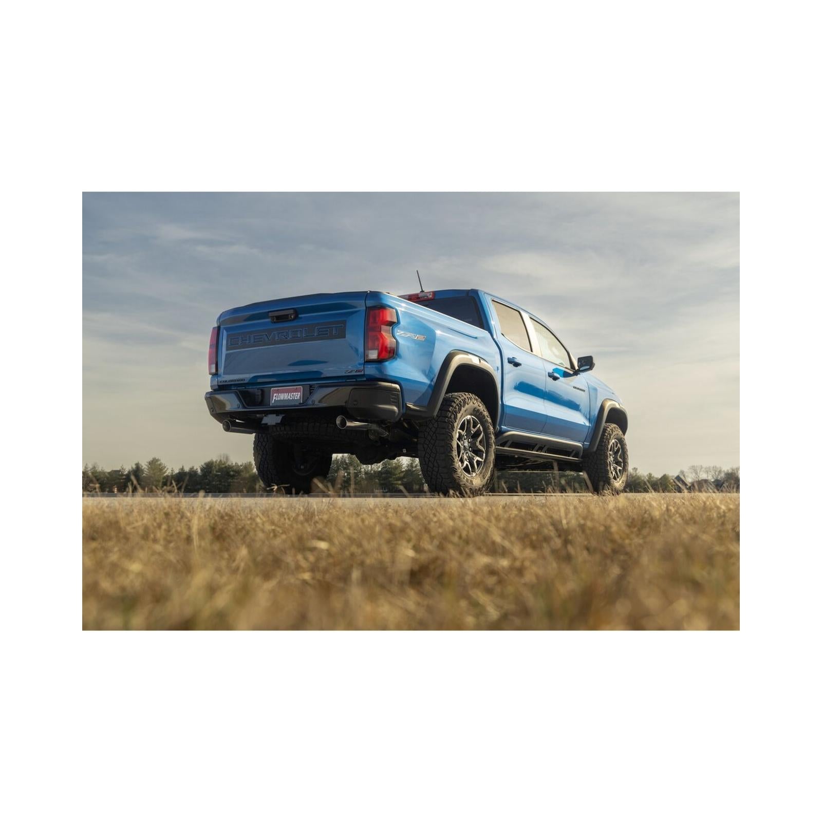 American Thunder Cat-Back Exhaust System Fits 2023-2026 GM Colorado / Canyon 2.7-Liter, Cat-Back, Dual Out Same Side Exit, Stainless Steel Exhaust System Flowmaster