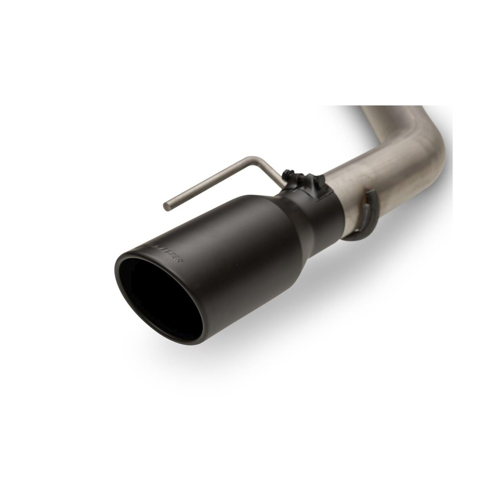 Outlaw Cat-Back Exhaust System Fits 2021-2025 Ford F150 2.7, 3.5 And 5.0-Liter, Powerboost And Non-Hybrid With Factory Dual Tailpipes, Outlaw Cat-Back 3.0-Inch Stainless Steel Exhaust System, 4.50-Inch Black Tips Flowmaster