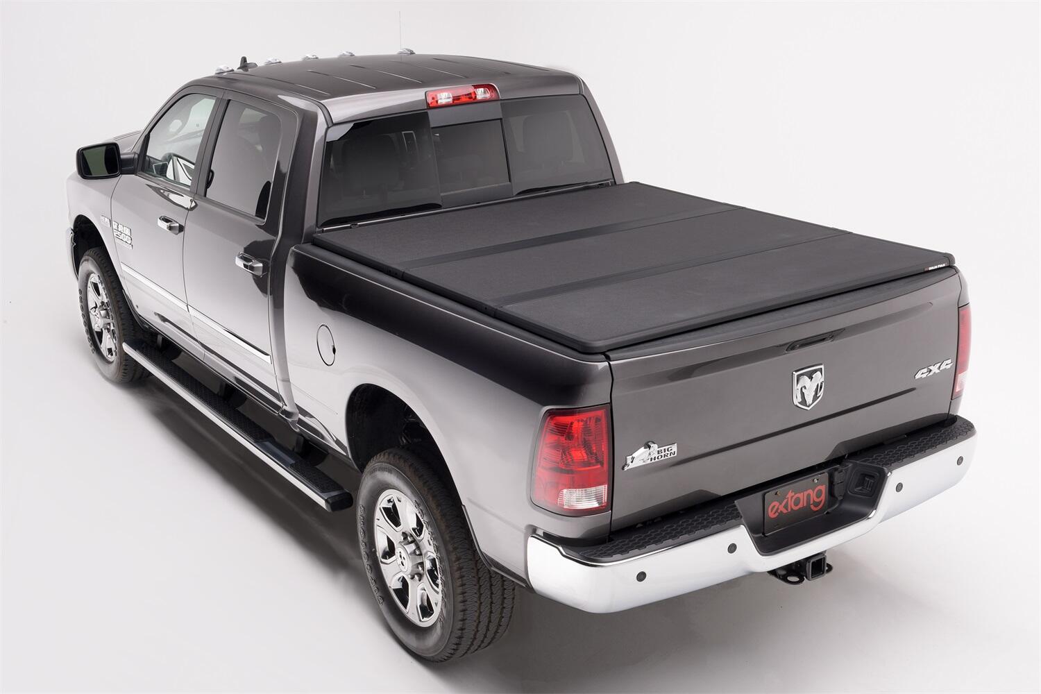 Solid Fold 2.0 Tonneau Cover Black Textured Paint 2009-2018 (2019-2023 Classic) Ram 1500/2010-2024 2500/3500 8' Bed Extang