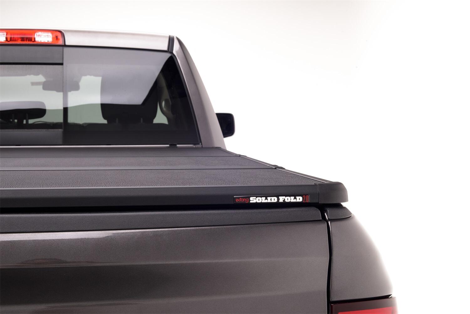 Solid Fold 2.0 Tonneau Cover Black Textured Paint 2009-2018 (2019-2023 Classic) Ram 1500/2010-2024 2500/3500 8' Bed Extang