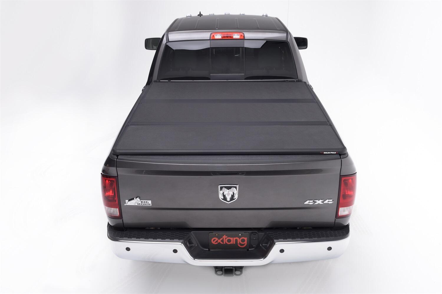 Solid Fold 2.0 Tonneau Cover Black Textured Paint 2009-2018 (2019-2023 Classic) Ram 1500/2010-2024 2500/3500 8' Bed Extang