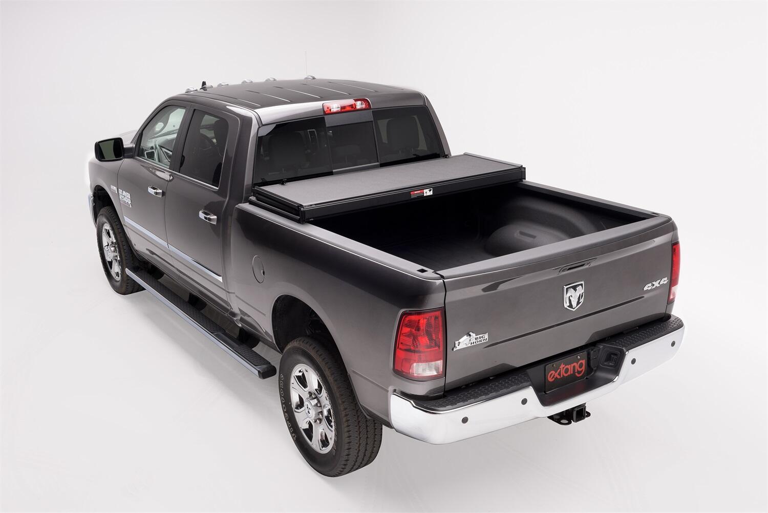 Solid Fold 2.0 Tonneau Cover Black Textured Paint 2009-2018 (2019-2023 Classic) Ram 1500/2010-2024 2500/3500 8' Bed Extang