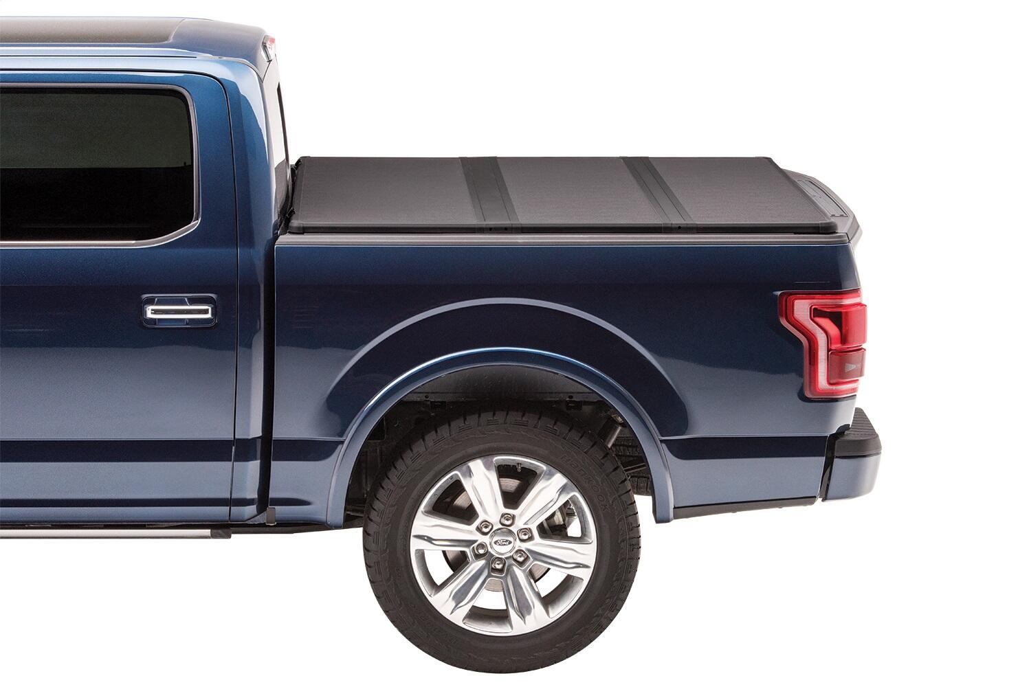 Solid Fold 2.0 Tonneau Cover Black Textured Paint 2015-2020 Ford F-150 8' 2 inch Bed Extang